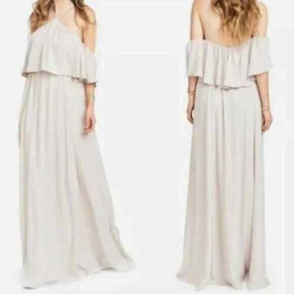 NWT Show Me Your Mumu Ruffle Maxi Dress Size Small Boho - Picture 2 of 10